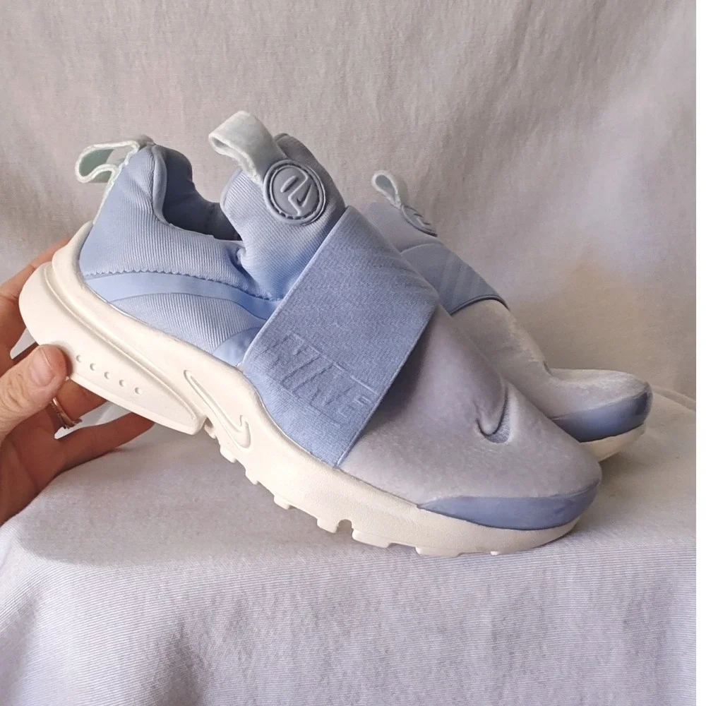 Nike Presto Extreme Sneaker Light Blue Slip On AA3515-400 Size 1Y